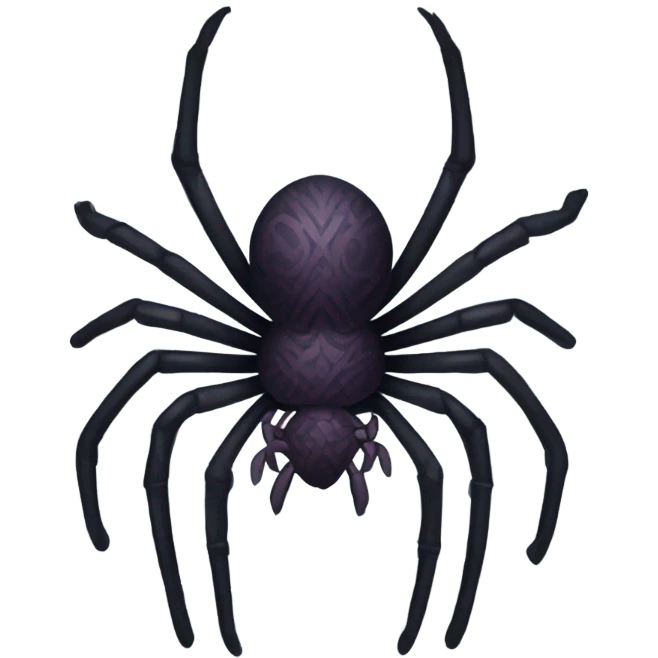 gothic spider with  emoji