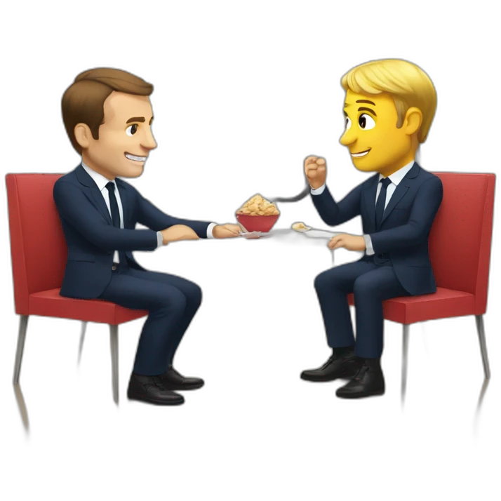 Macron en train de ken brigitte emoji