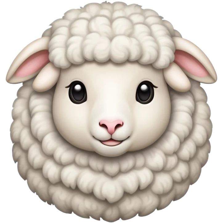 Sheep with love  emoji
