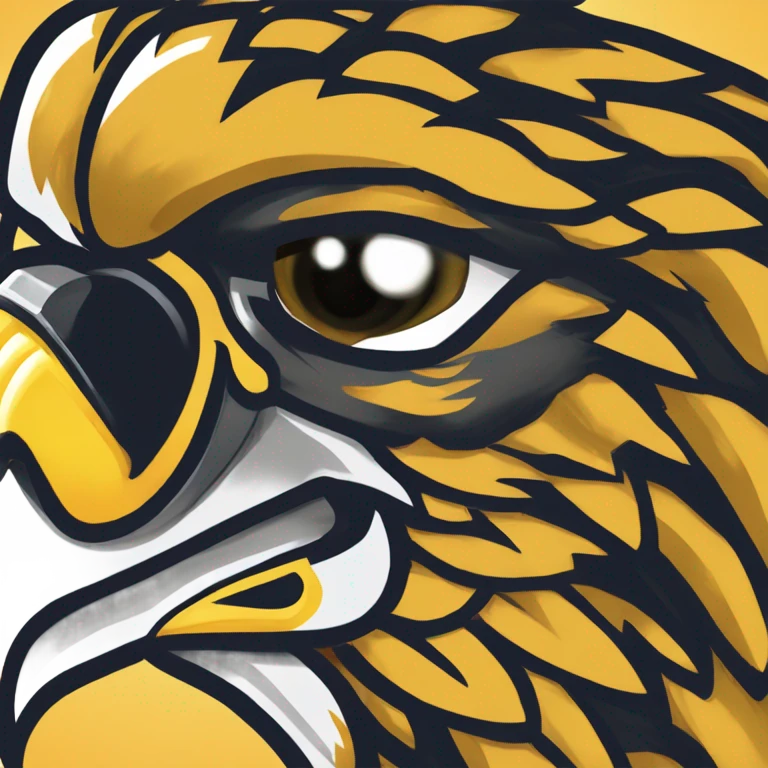 the state university of new york college at brockport's mascot Ellsworth the golden eagle emoji