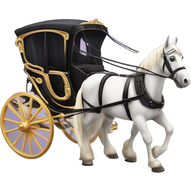 Horse and carriage emoji