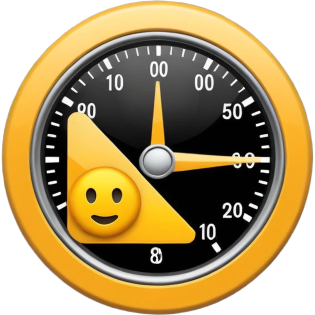 Emoji-style illustration of Speed harmonisation and hazard warning system, flat vector look, bold outlines, minimal details, no background. emoji