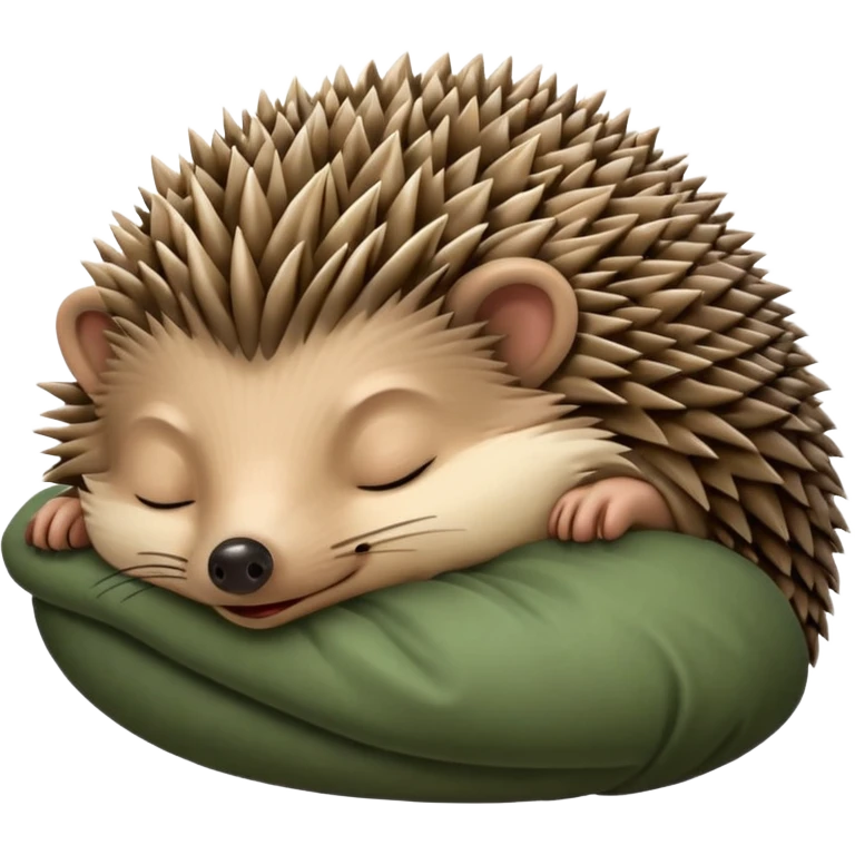 Sleeping Hedgehog emoji