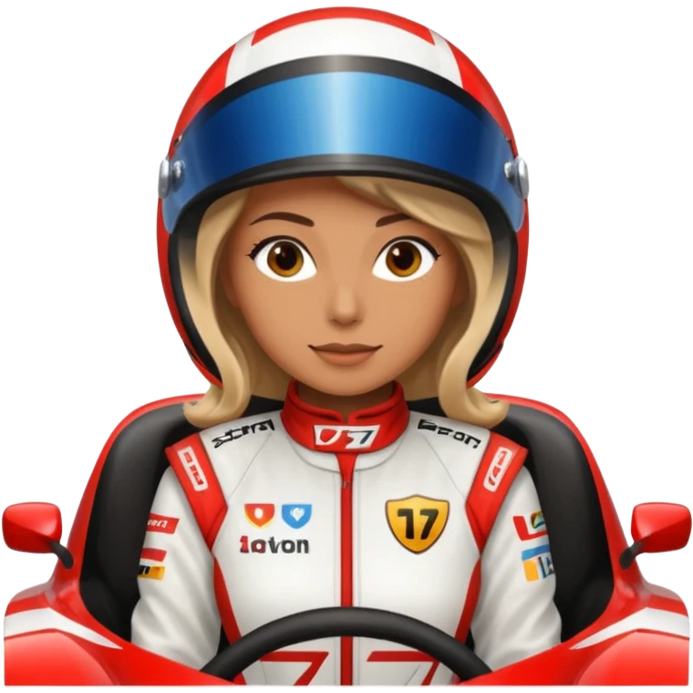 Women in race car emoji