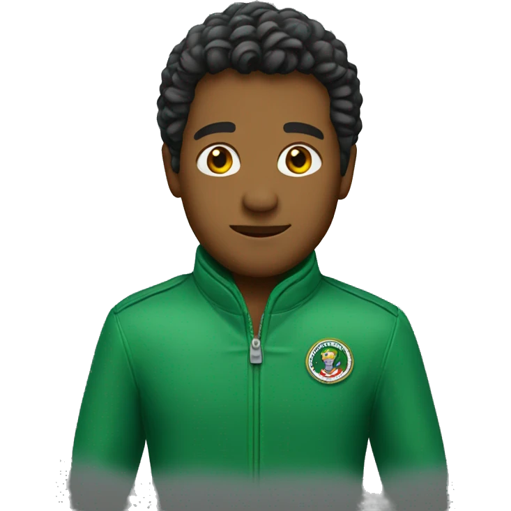 green jacket emoji