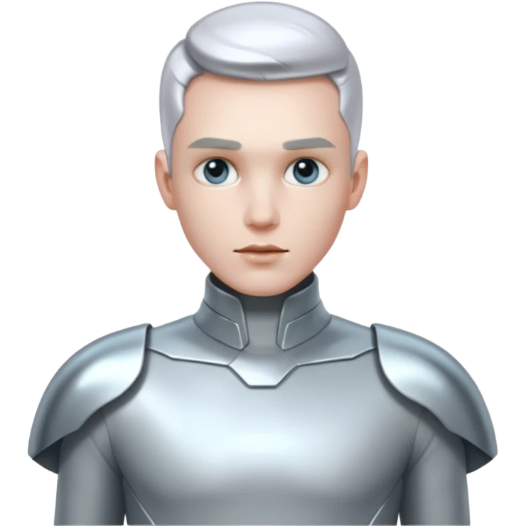 Futuristic style man emoji