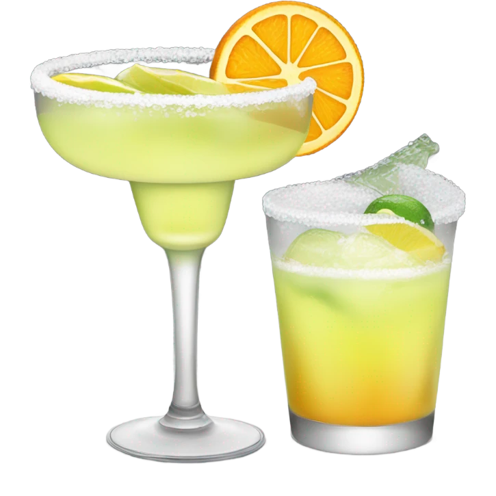 Margarita with orange and lemon  emoji