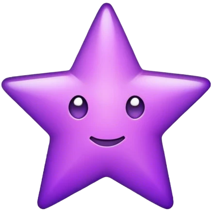 Purple star emoji
