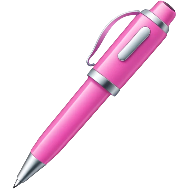 Pink pen emoji