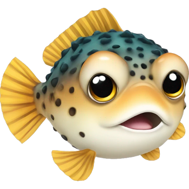 Puffer fish  emoji