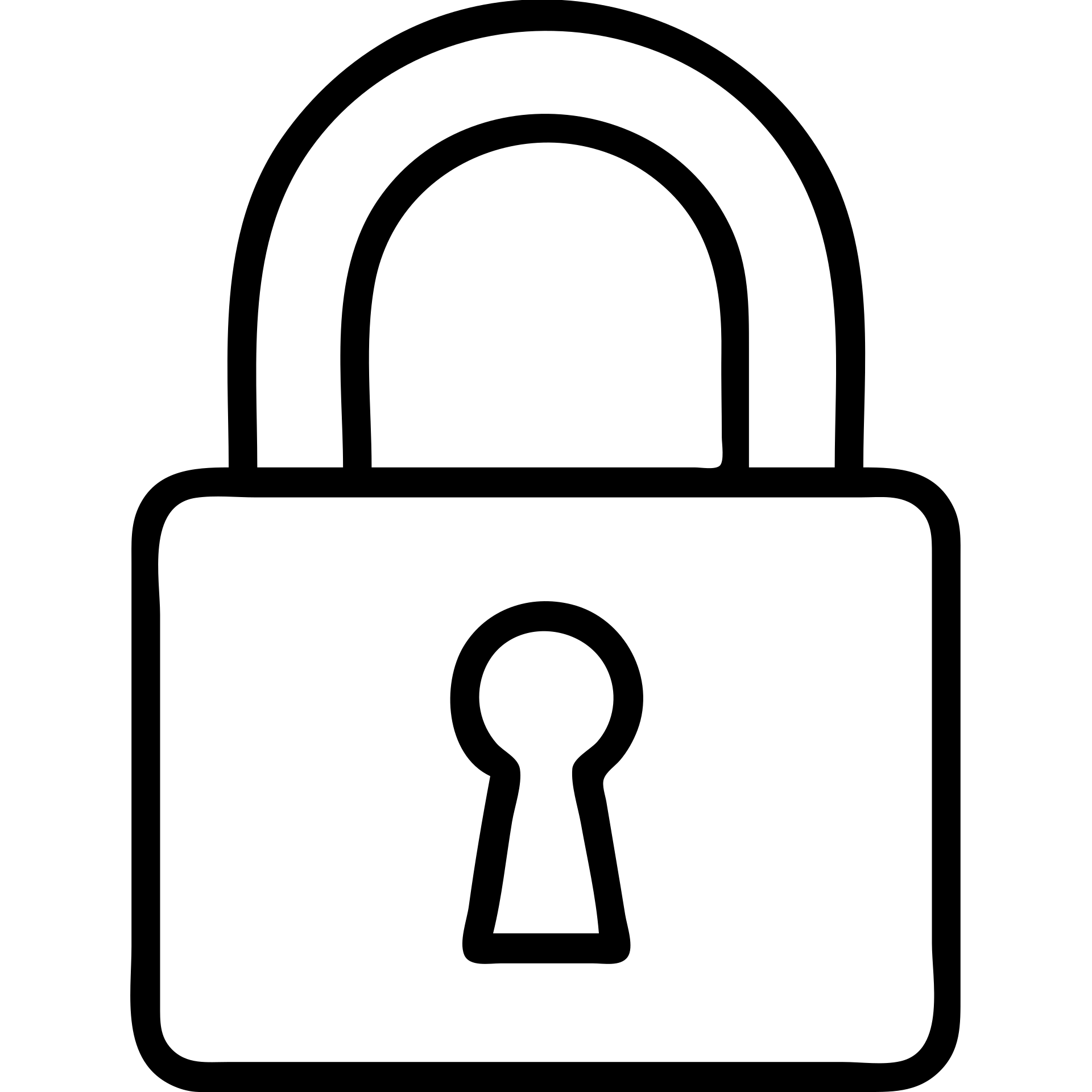 modern style secure lock symbol emoji