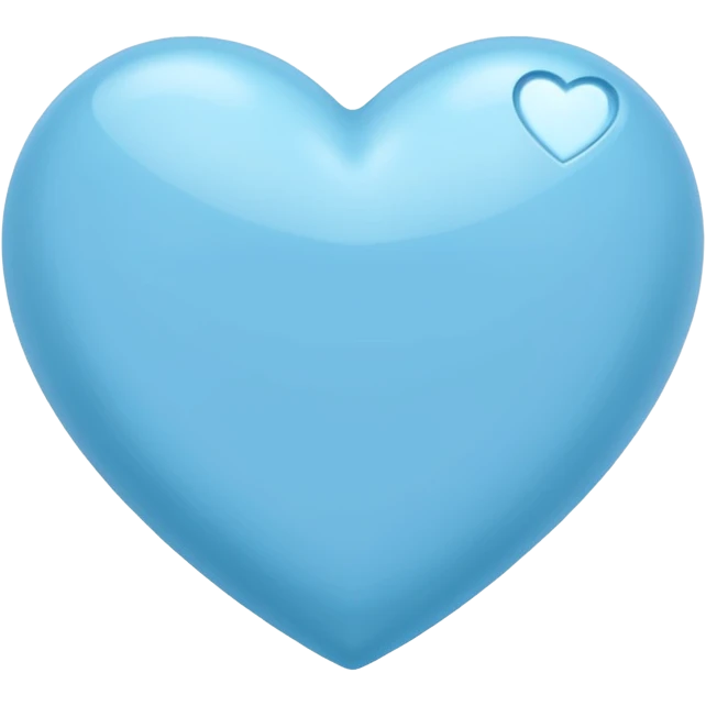 lightblue heart emoji