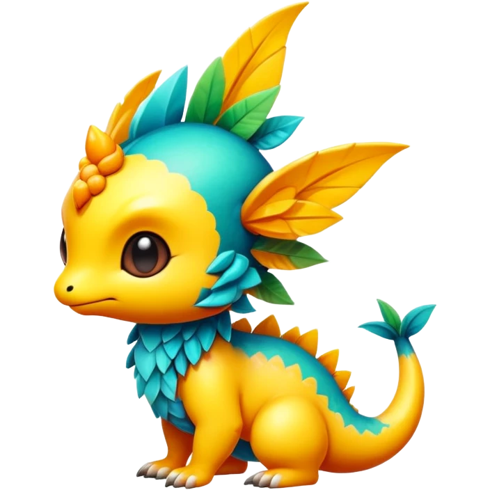 Exotic chibi Fakémon-creature emoji
