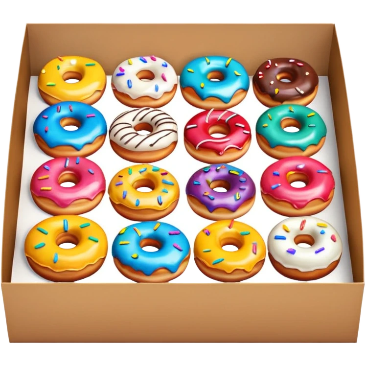 Box of donuts emoji