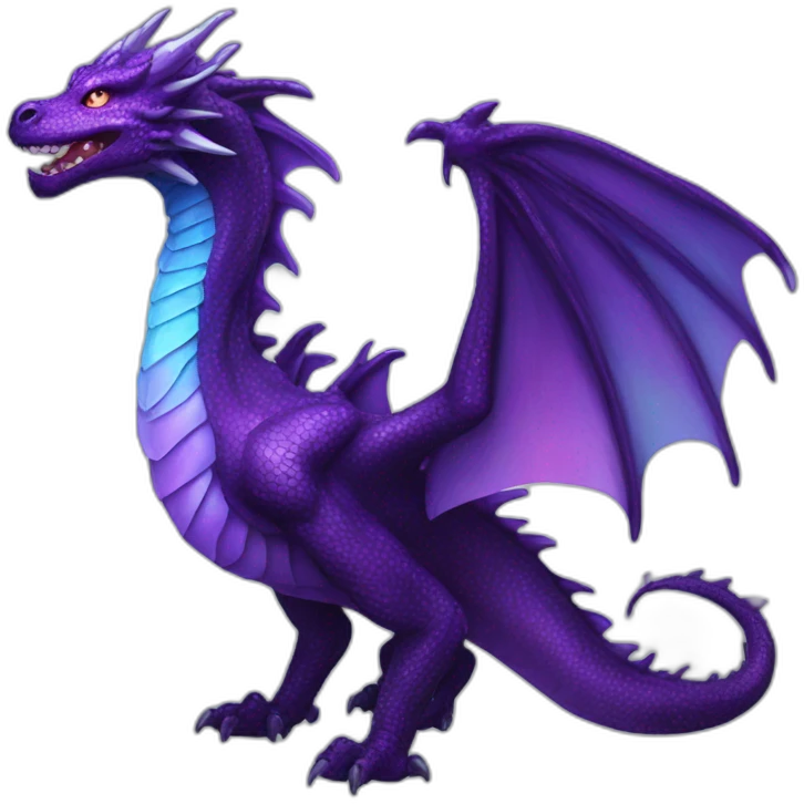 Galaxy dragon emoji