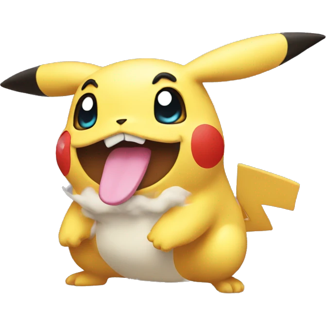 Pokemon blowing a kiss emoji