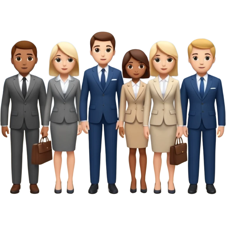 insurer audit team 3d render emoji