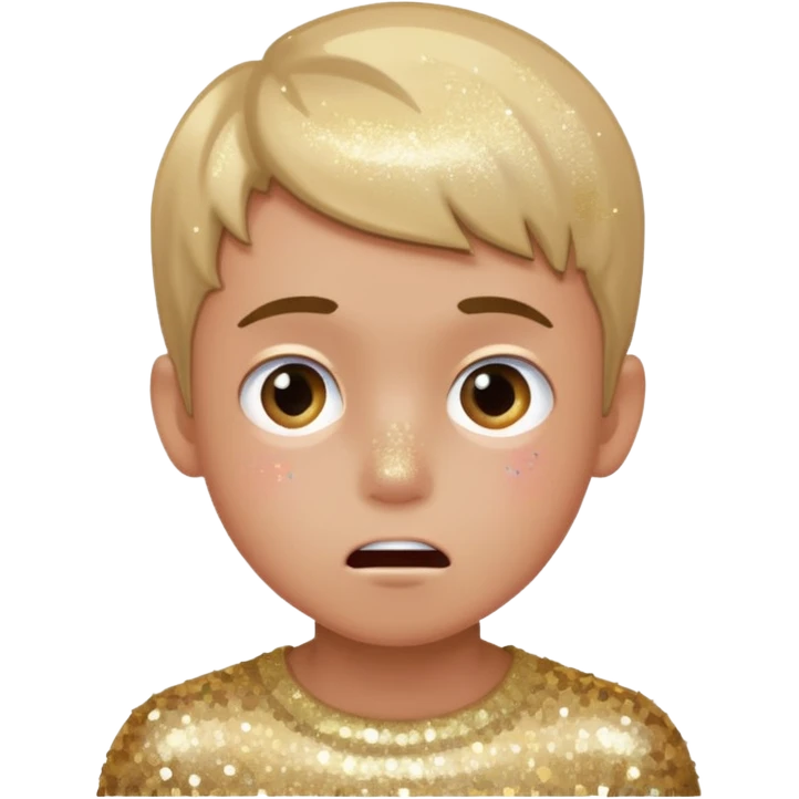 glitter panic boy emoji