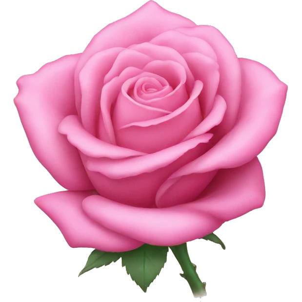 pink rose emoji