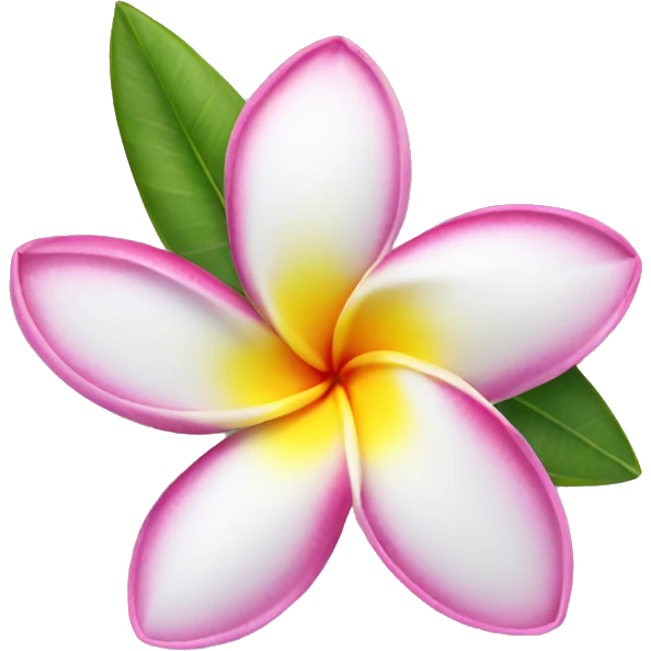 plumeria flower emoji