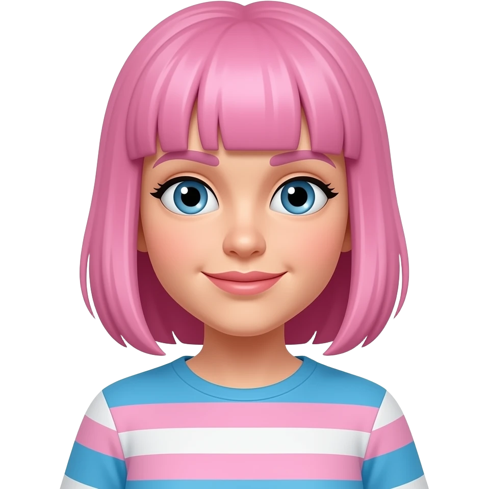 Transgender-Mädchen Zeig mir, was alles fertig ist emoji