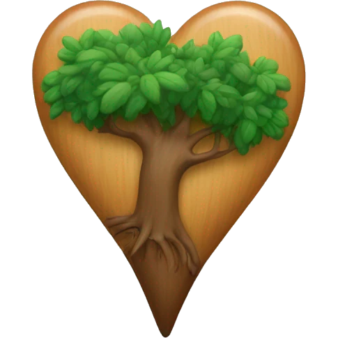 A grove heart with a heel emoji