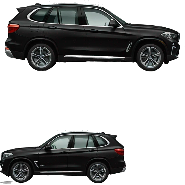 Black BMW SUV emoji