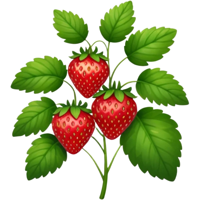 strawberry plant emoji