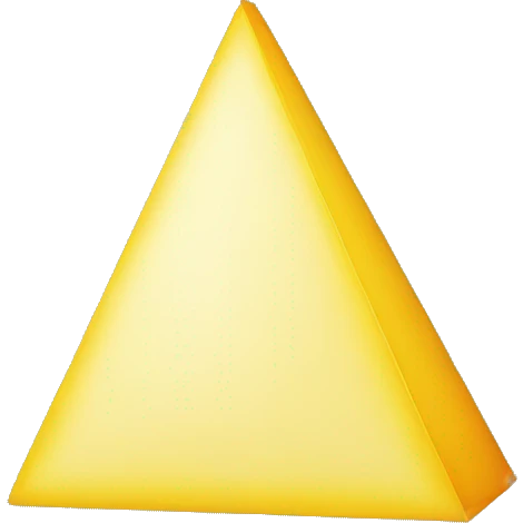 triangulo 3 partes emoji
