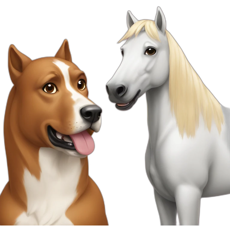 horse and dog emoji