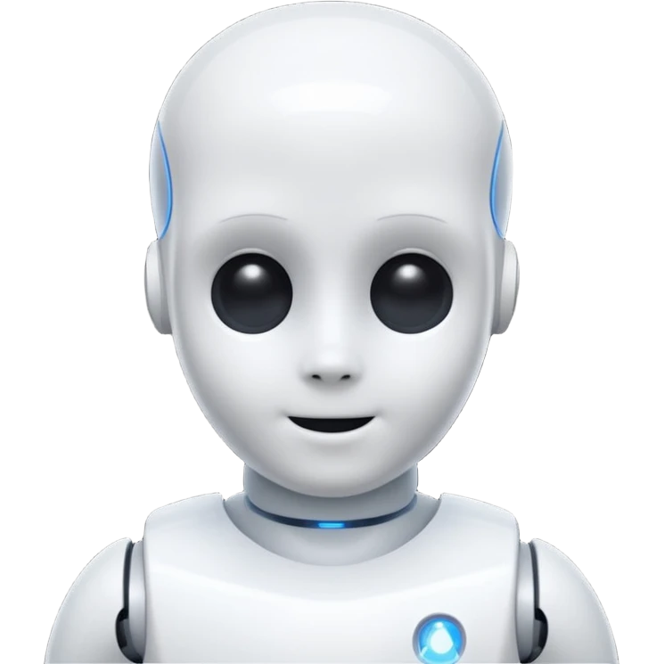 An AI bot that looks like the character Casper emoji