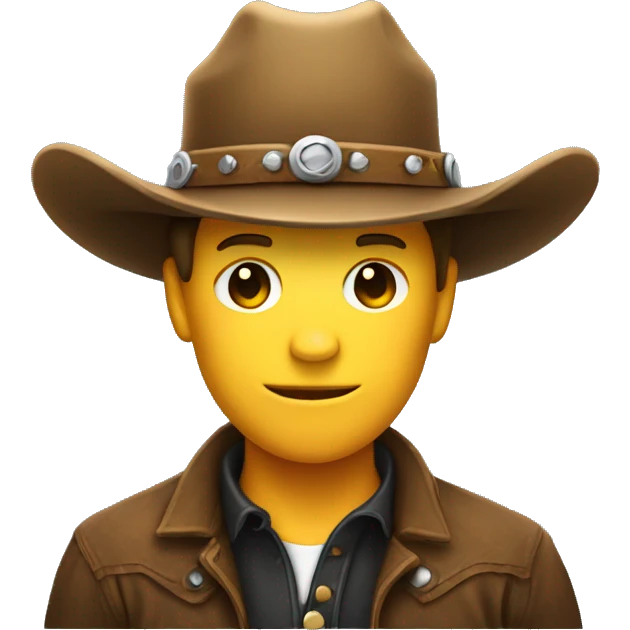 github logo with a cowboy hat emoji