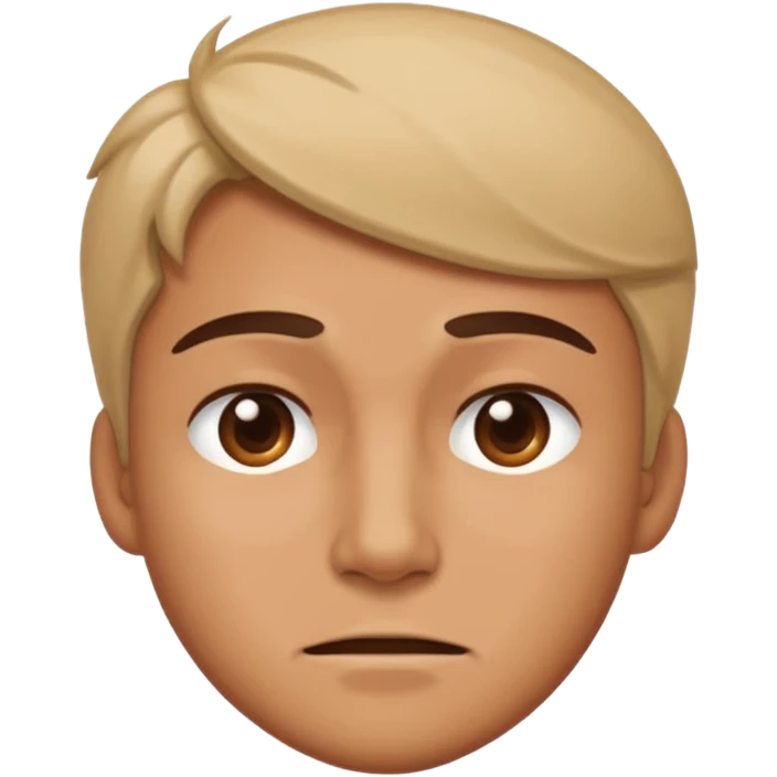 Twitch emoji depicting a face with a determined look, representing determination or focus emoji