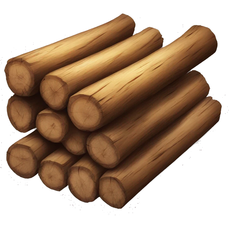 wood logs emoji