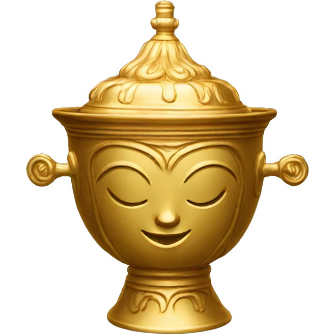 gold thurifer incense emoji