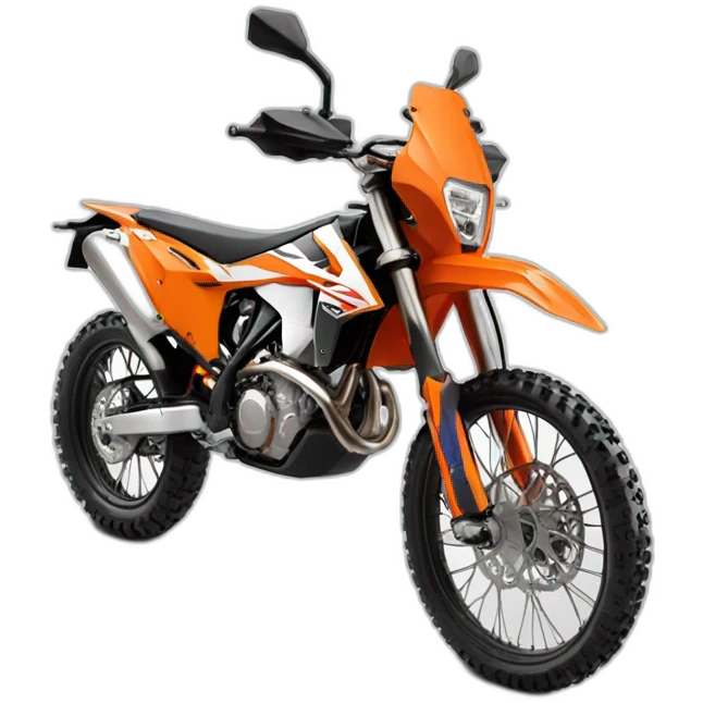 KTM 125 motocross emoji
