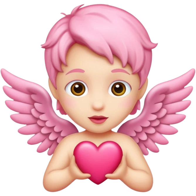 Pink Cupid emoji
