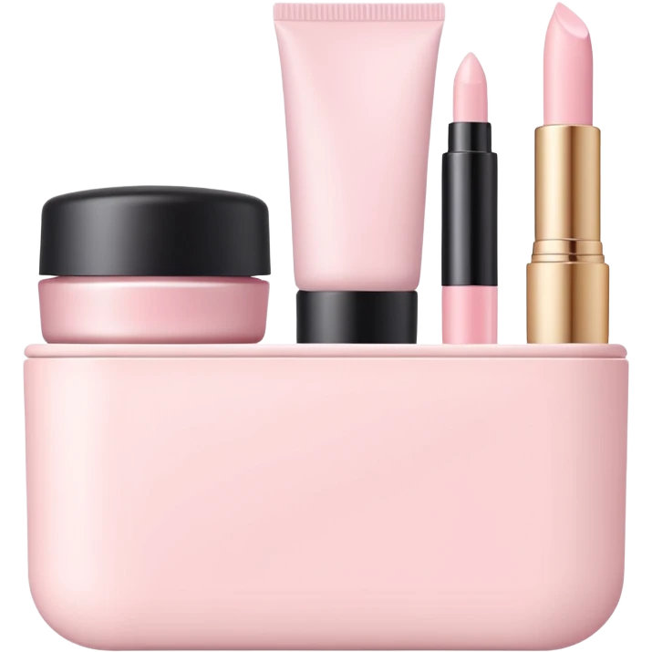 Light pink skin care kit emoji