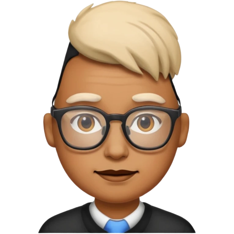 یک عدد عینک اضافه کن😬 emoji