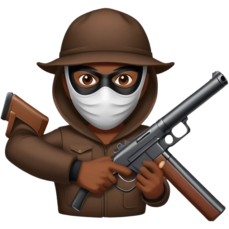 Bank robber emoji