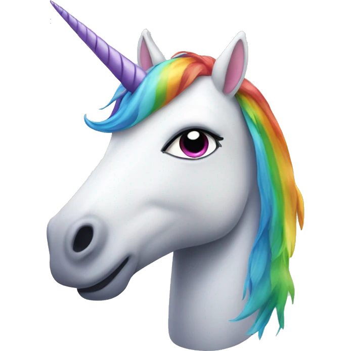 rainbow unicorn emoji