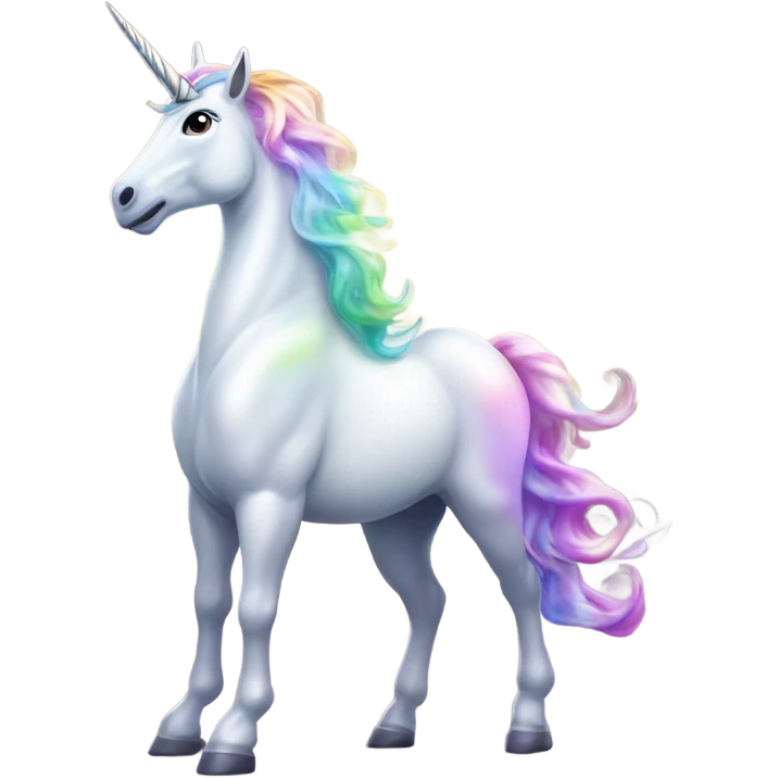 Unicorn rizzing emoji
