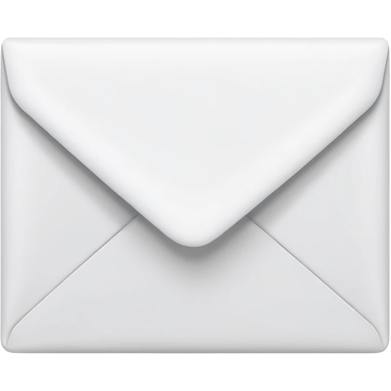 white envelope emoji