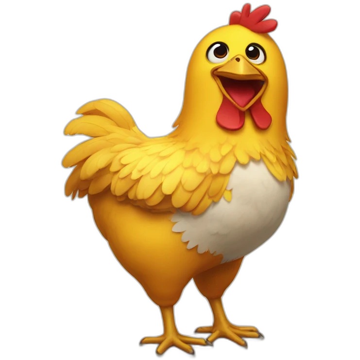 chica the chicken emoji