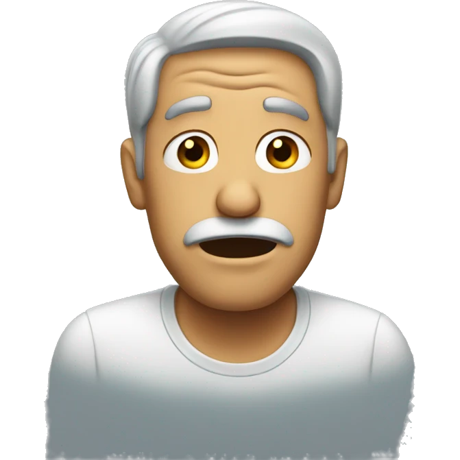 Embarrassed man emoji