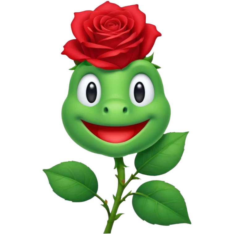 yoshi rose qui et sur mario emoji