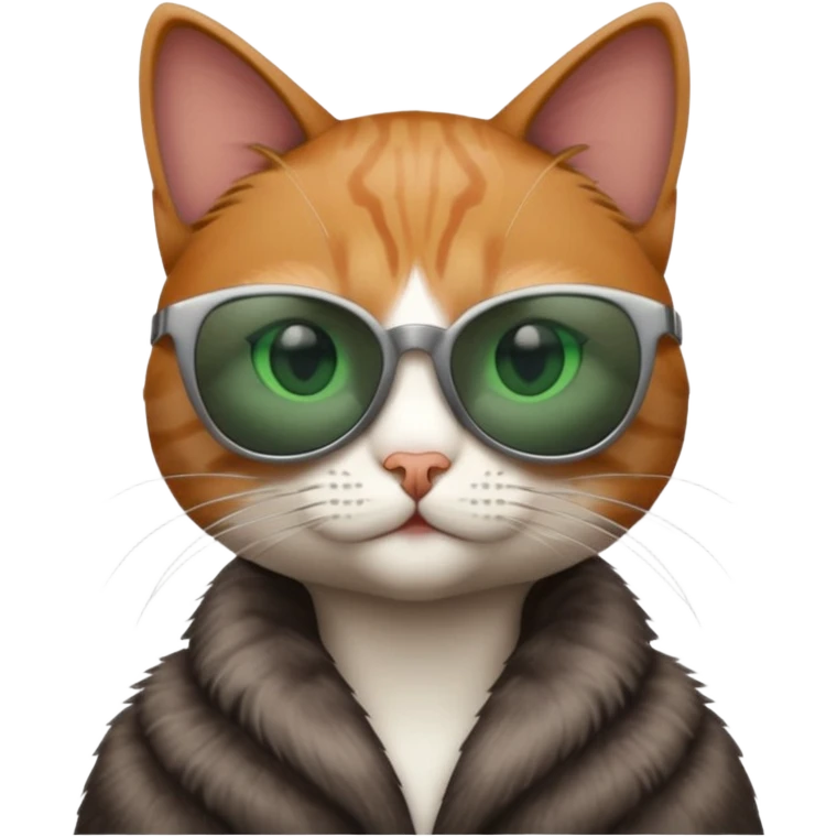 Cat wearing sunglasses emoji