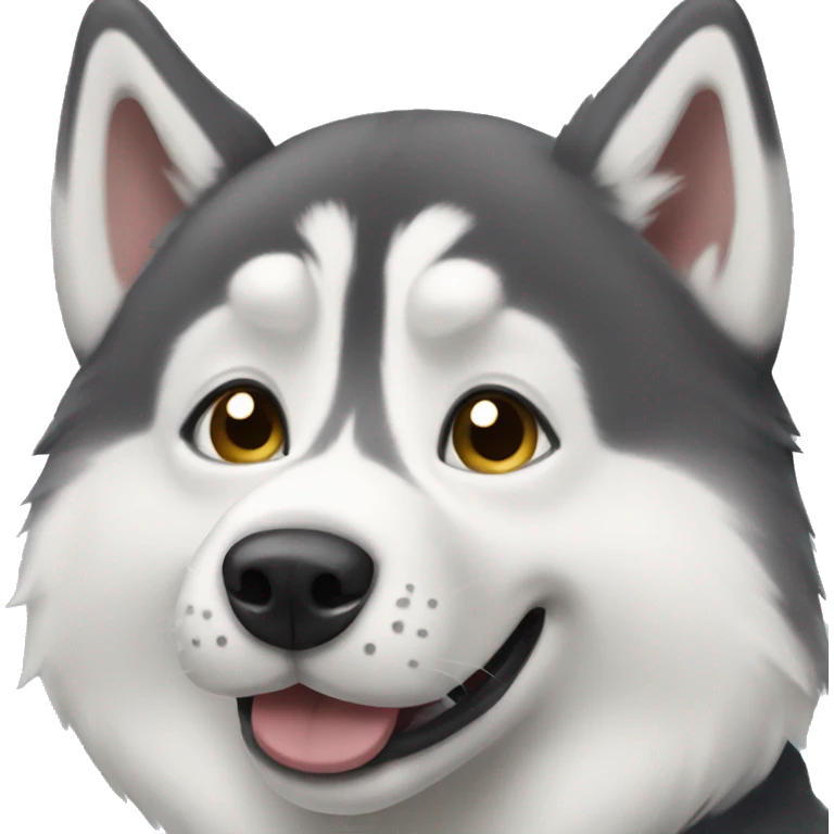 husky dog after surgery emoji