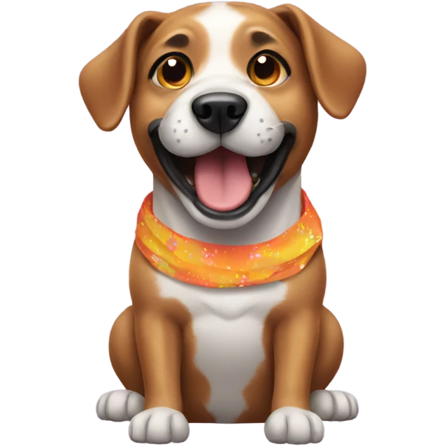 Dog partying  emoji