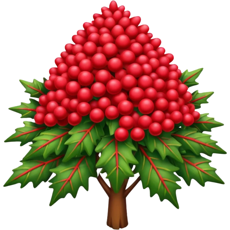 Australian Christmas bush emoji